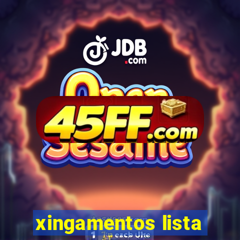 xingamentos lista